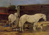 Boudin, Eugene - Gypsy Horses